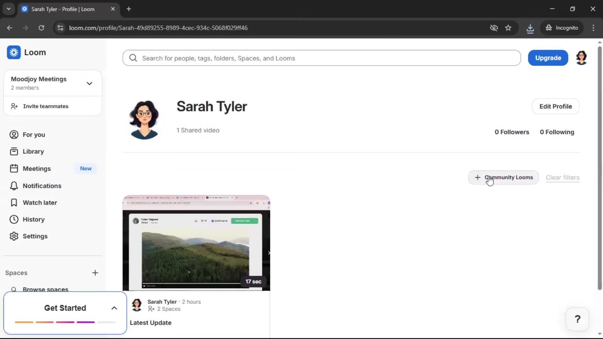 General browsing screenshot