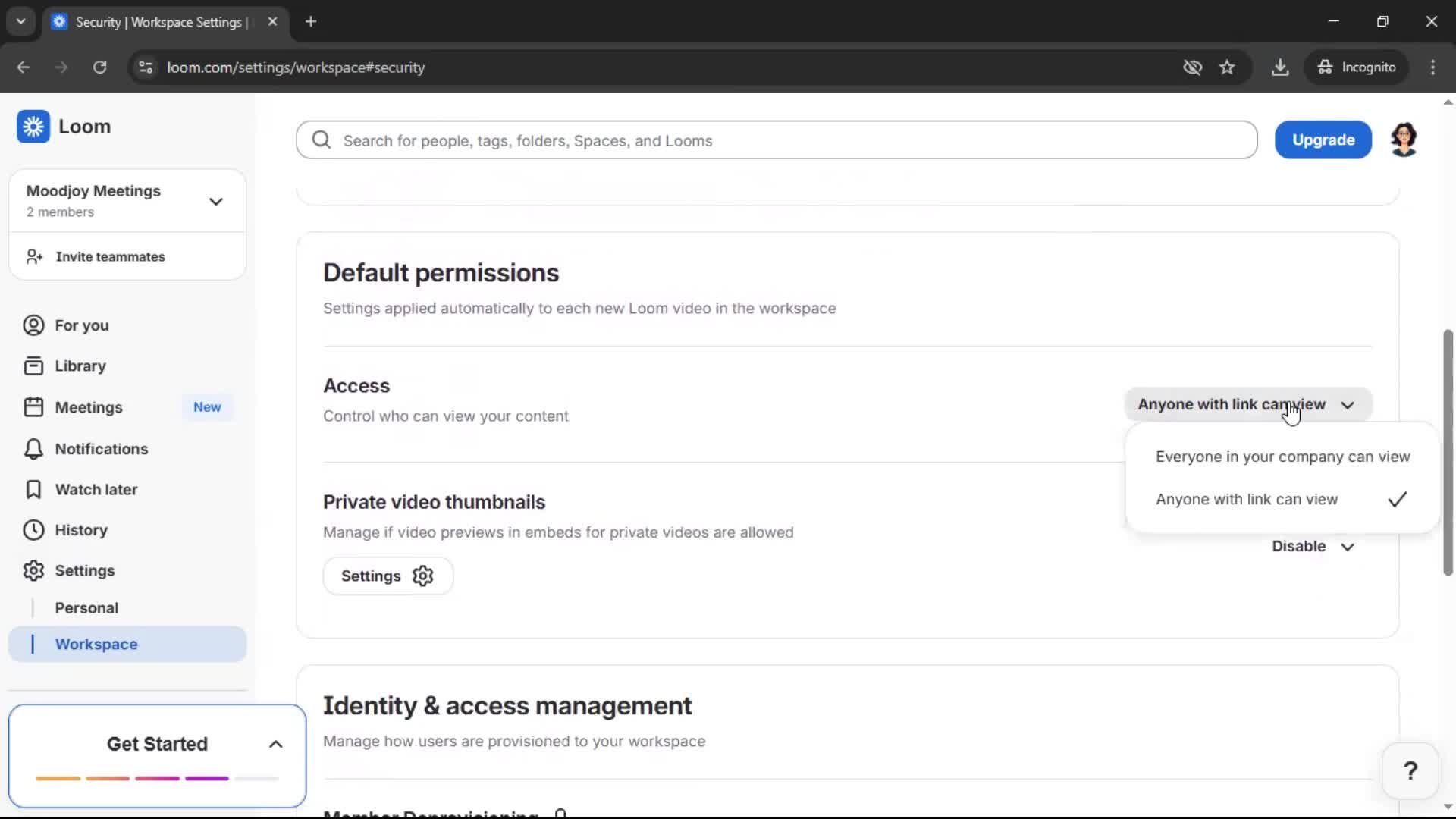 General browsing screenshot