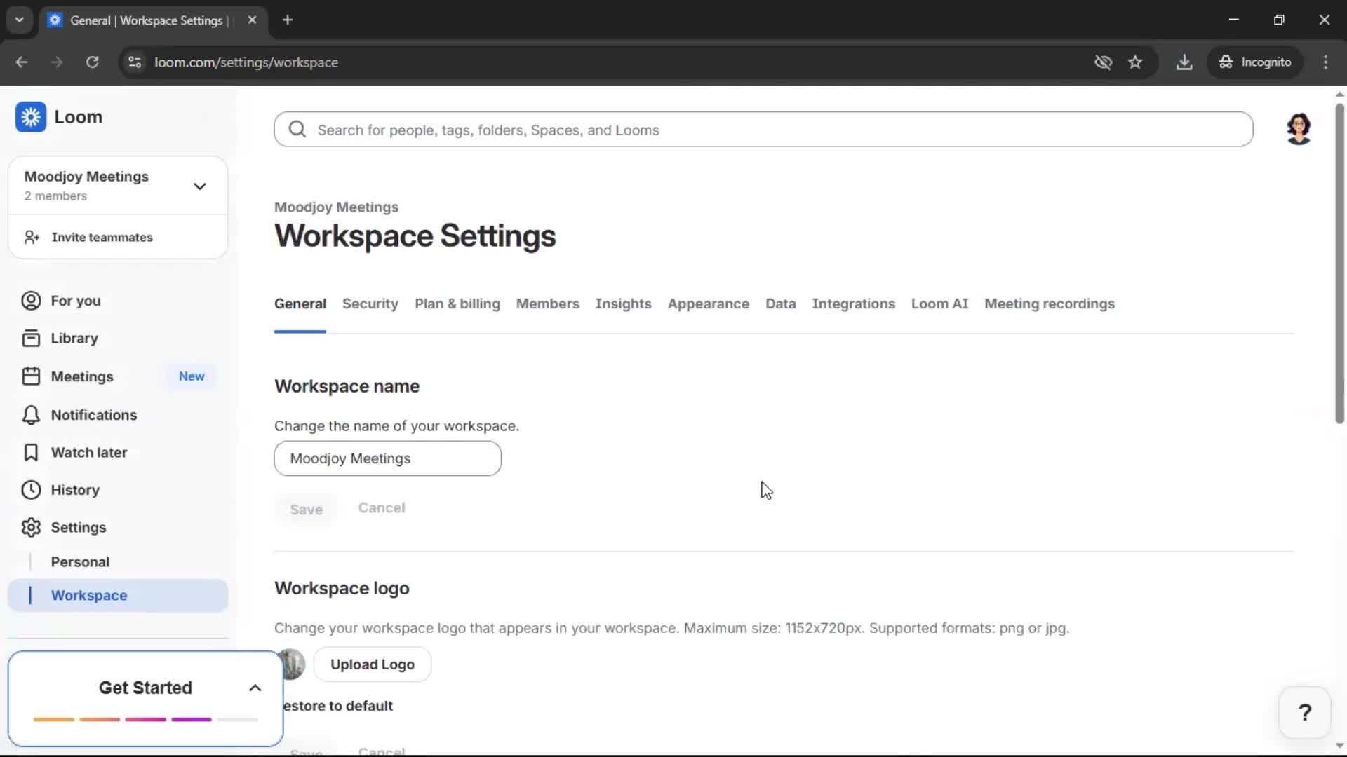 General browsing screenshot