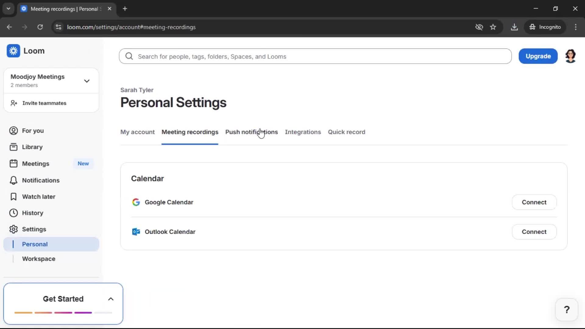 General browsing screenshot