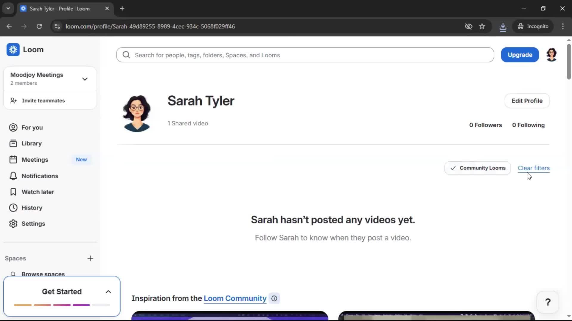 General browsing on Loom video thumbnail