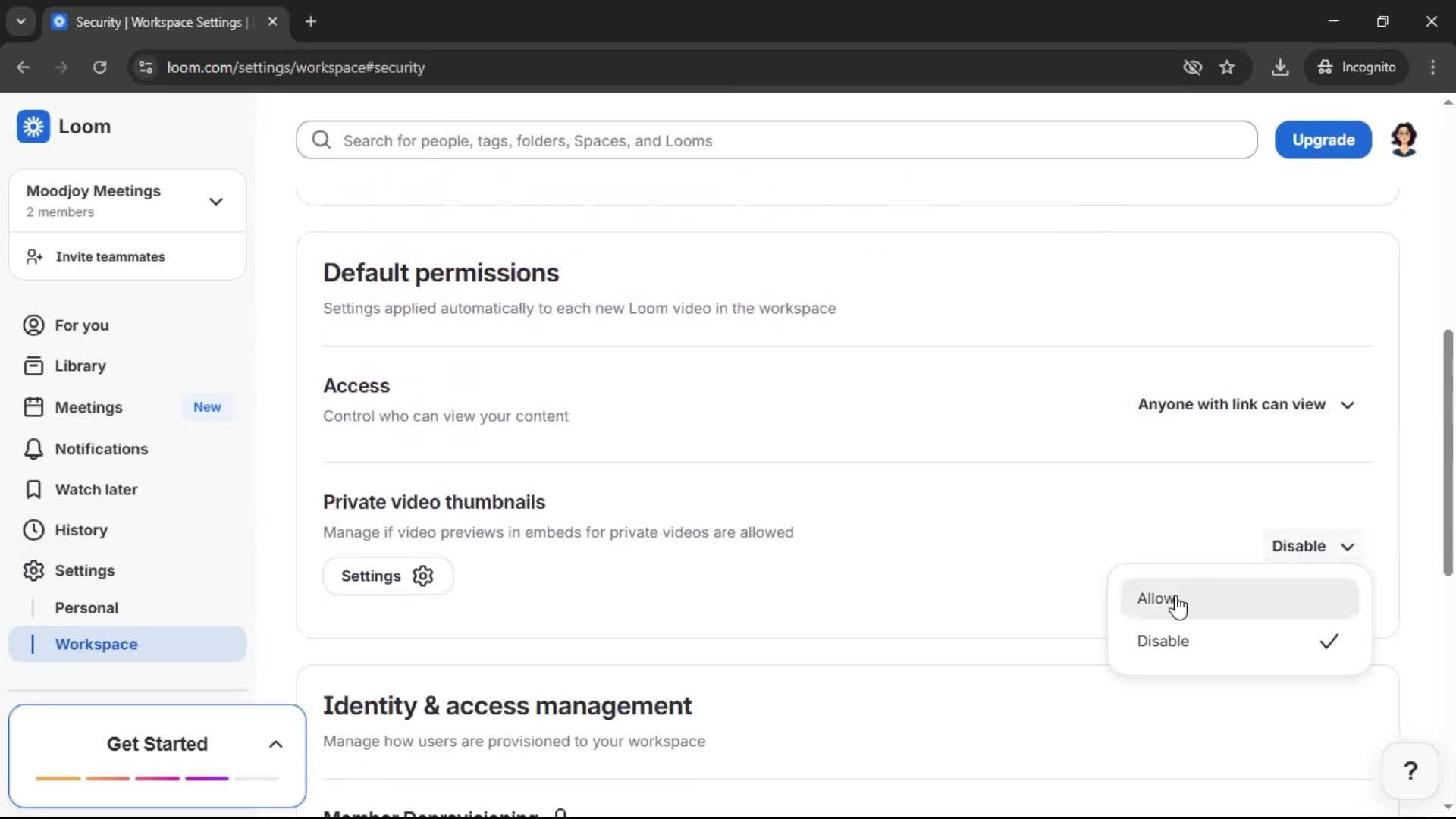General browsing screenshot