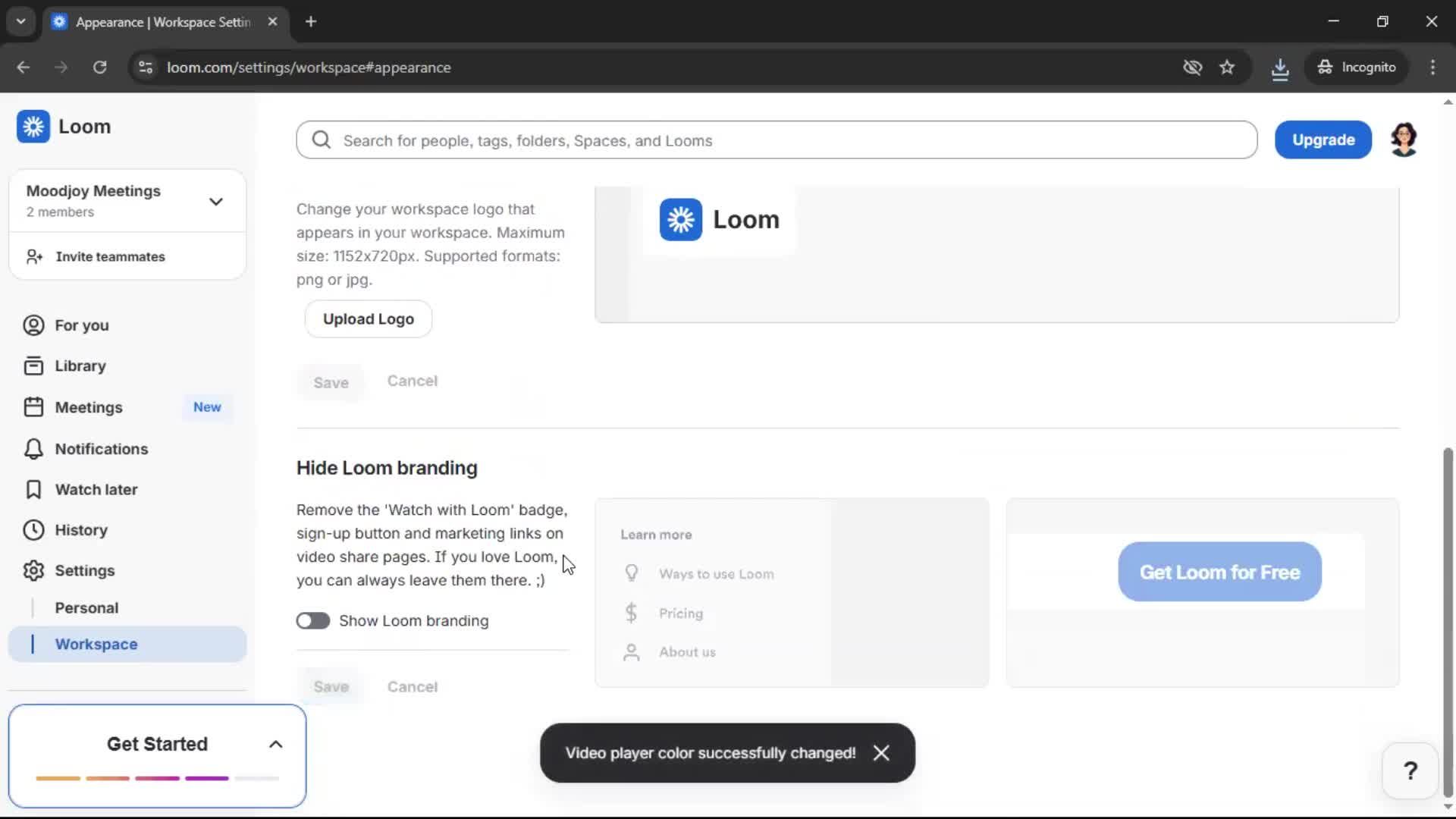 General browsing screenshot