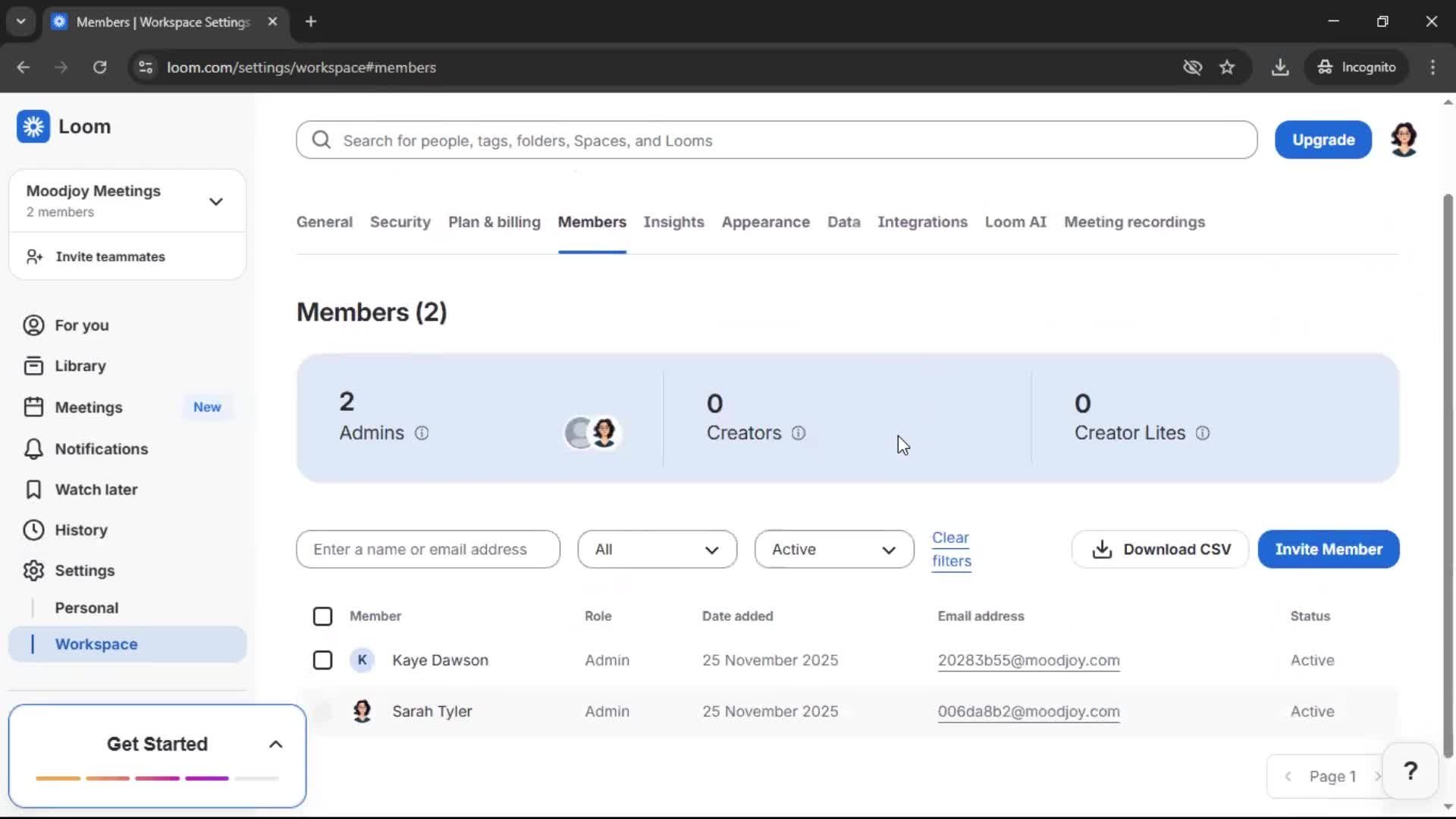 General browsing screenshot