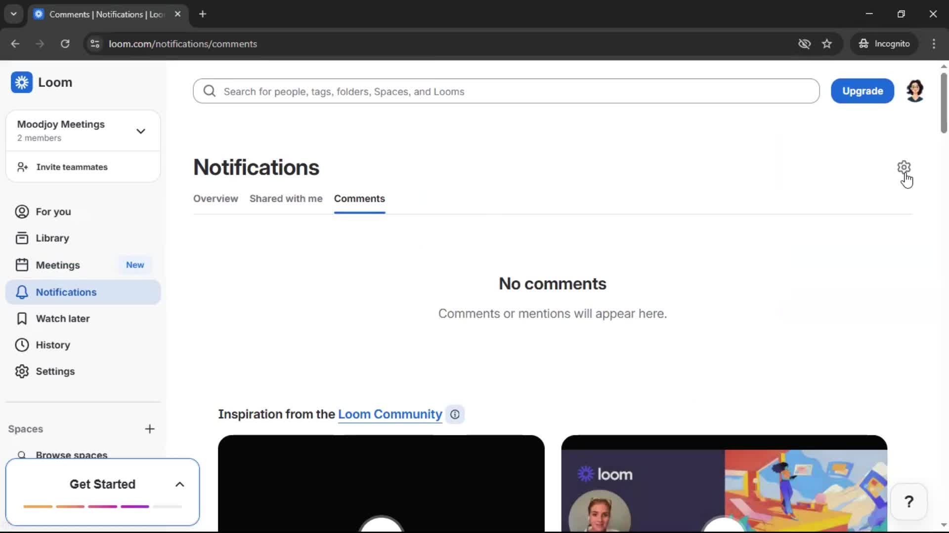 General browsing on Loom video thumbnail