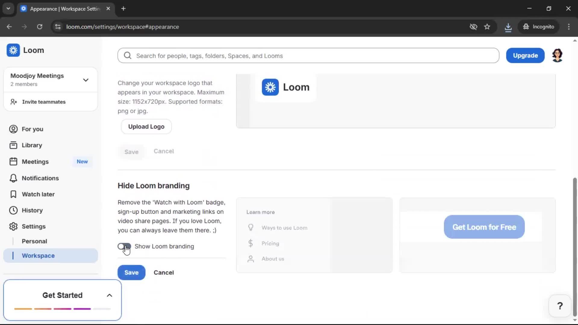 General browsing screenshot