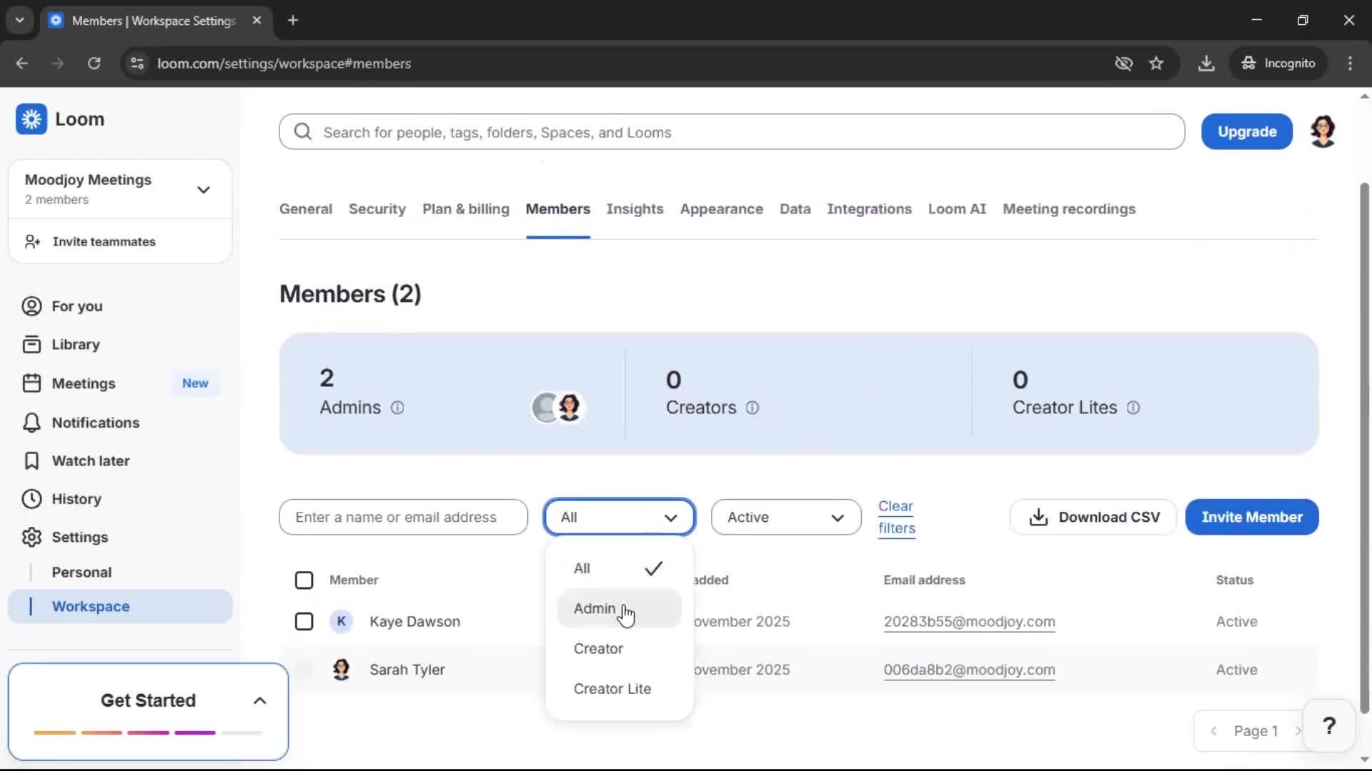 General browsing screenshot