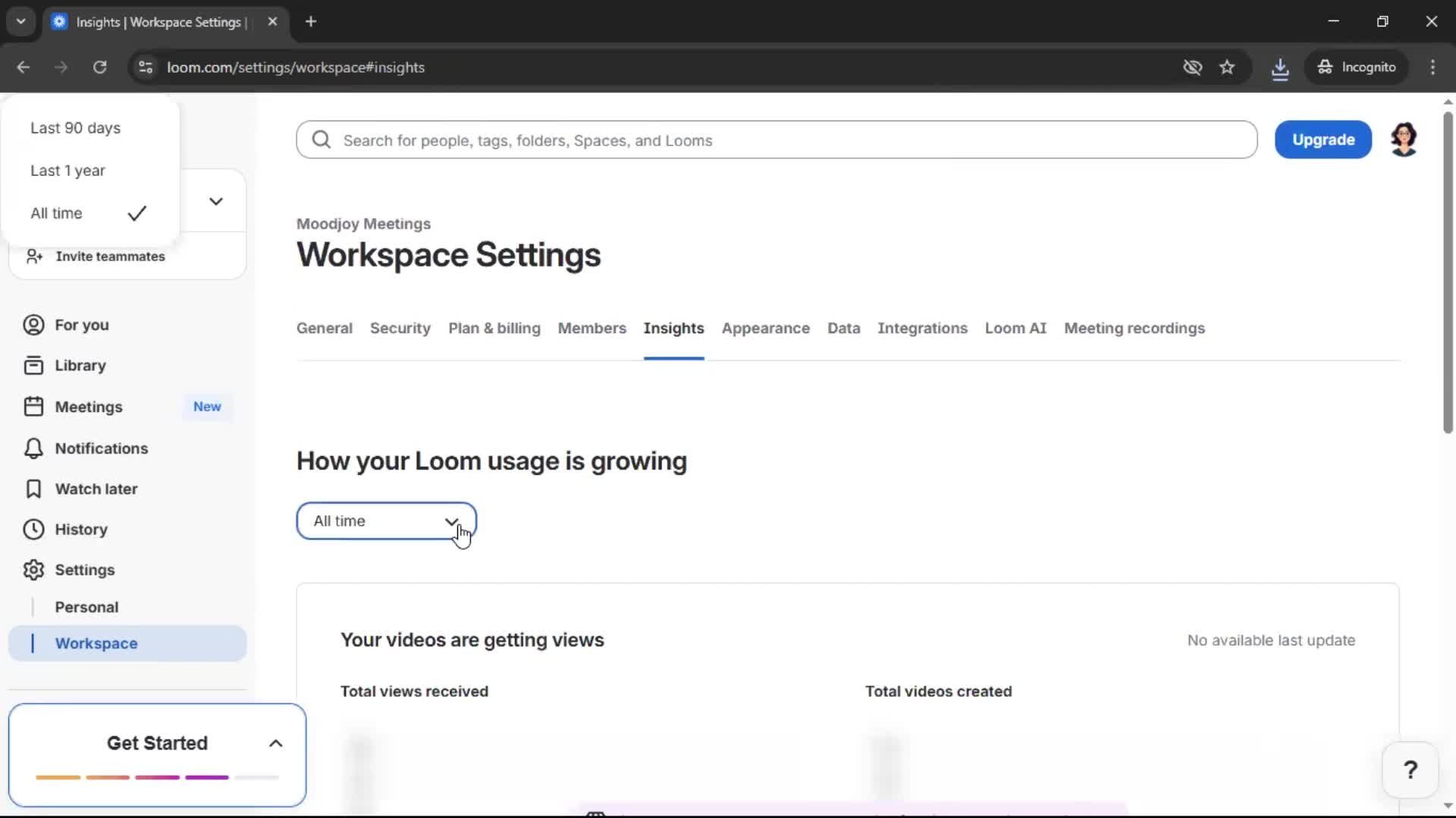General browsing screenshot