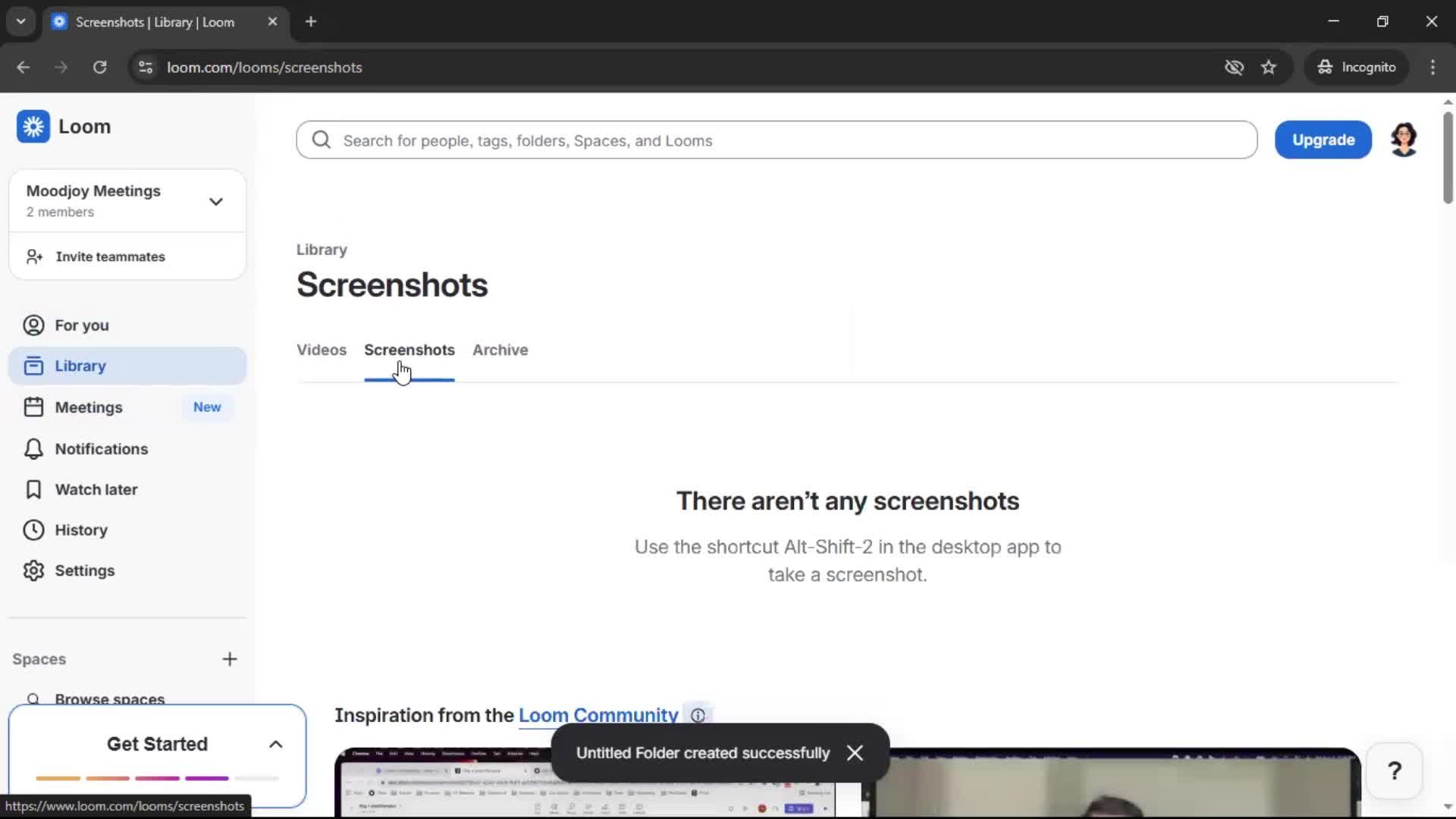 General browsing on Loom video thumbnail