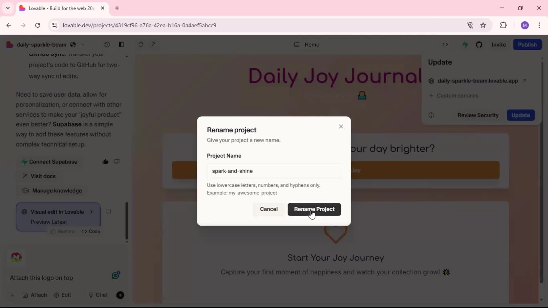 General browsing screenshot