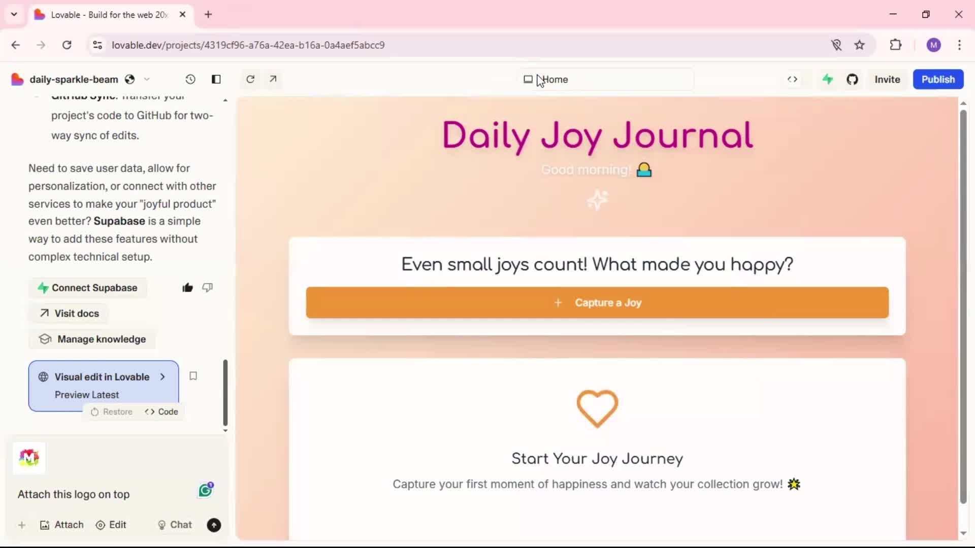 General browsing screenshot