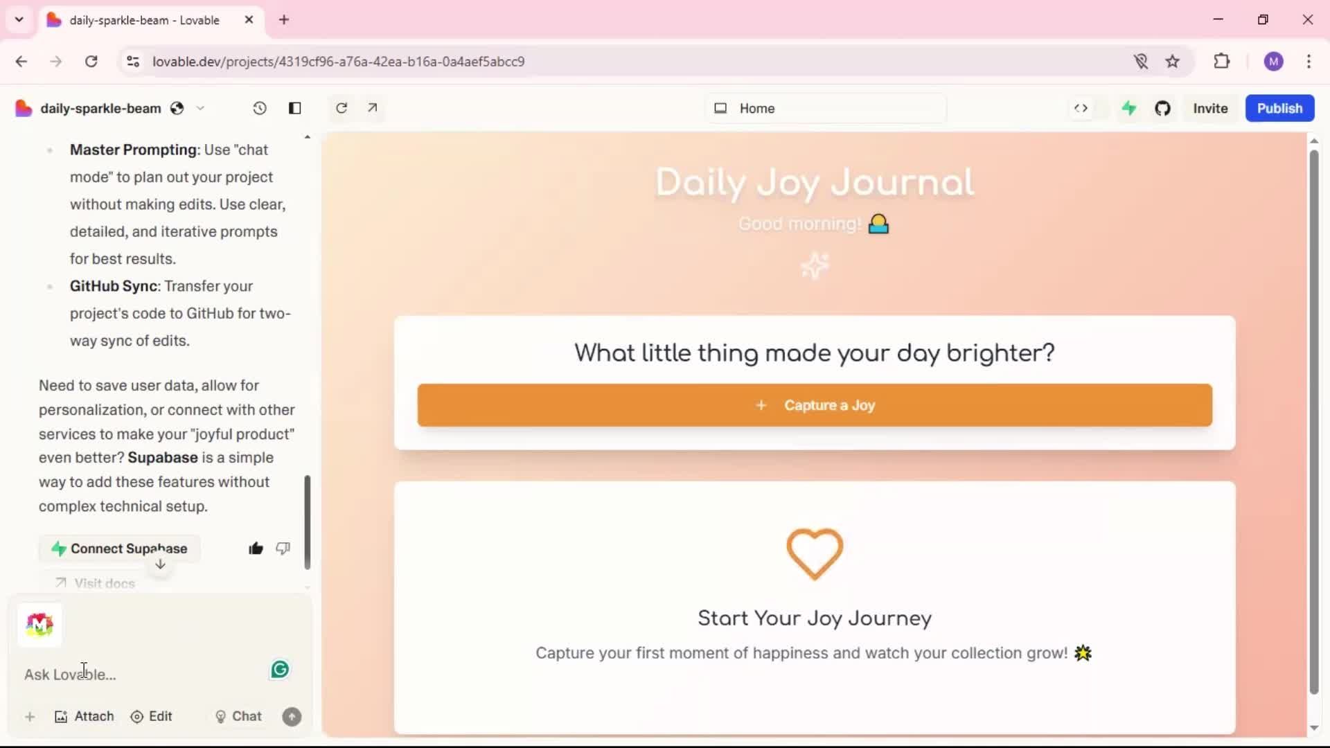 General browsing screenshot