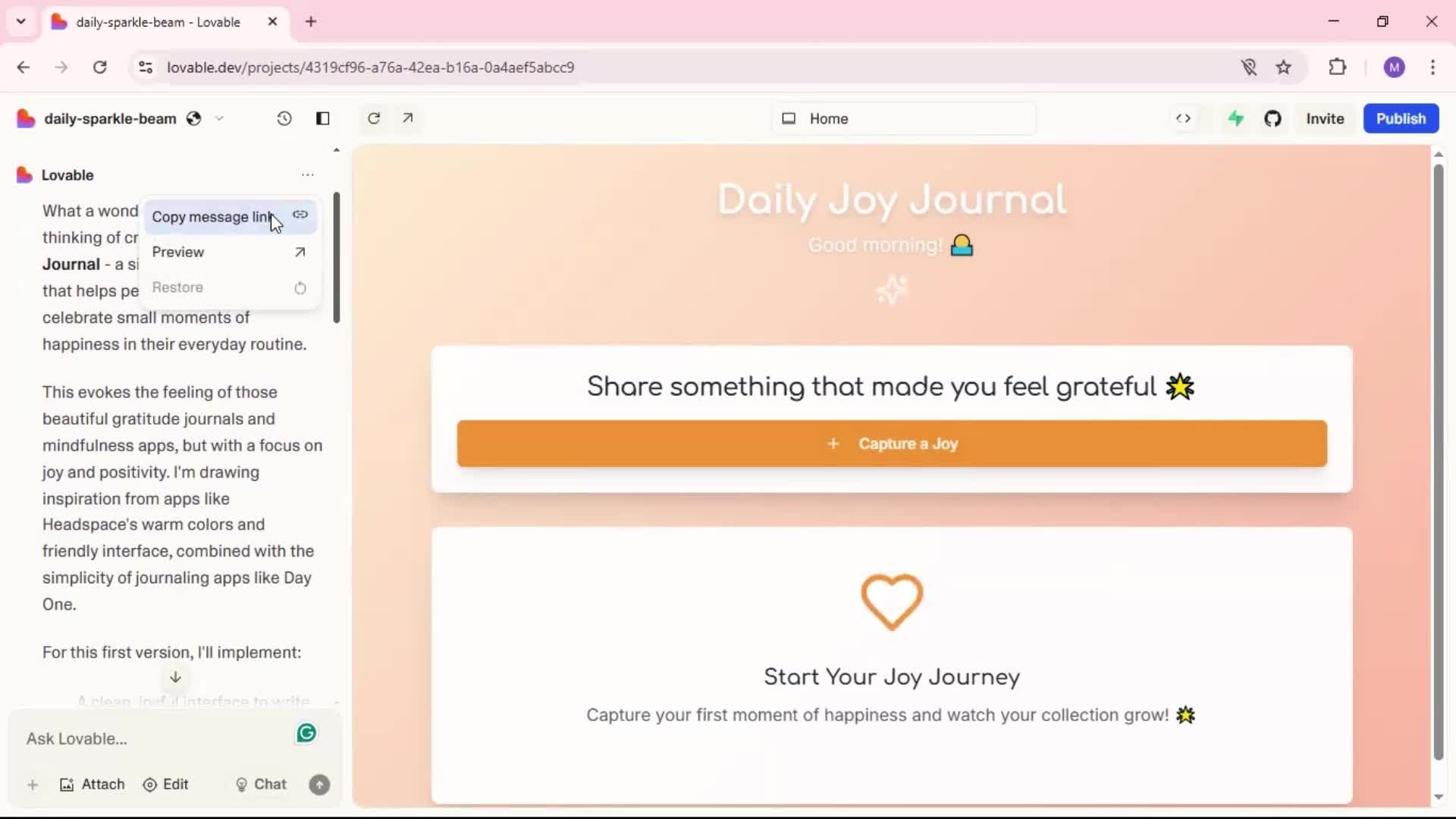 General browsing screenshot