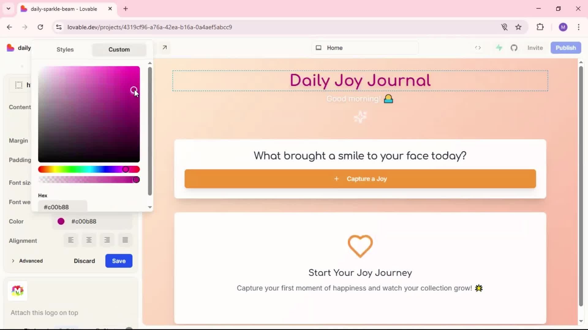 General browsing screenshot