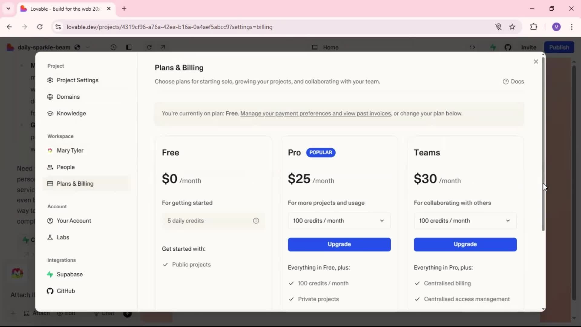 General browsing screenshot