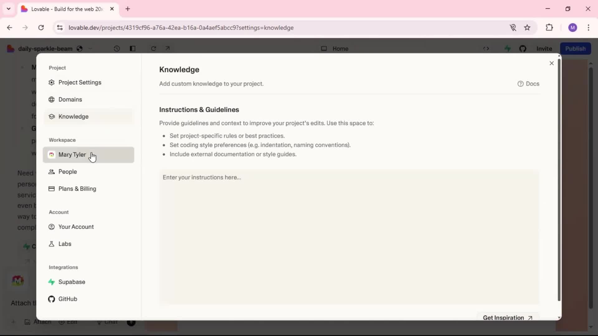 General browsing screenshot