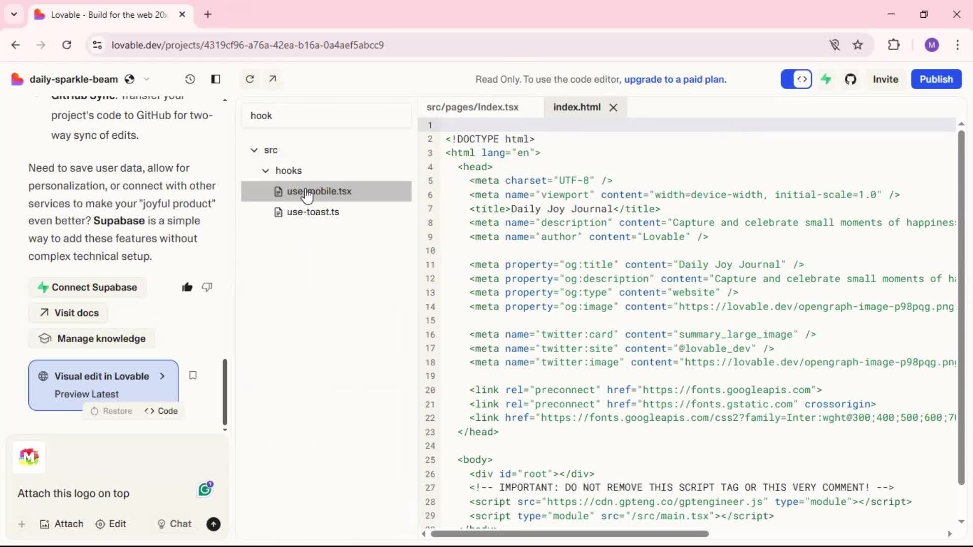 General browsing screenshot