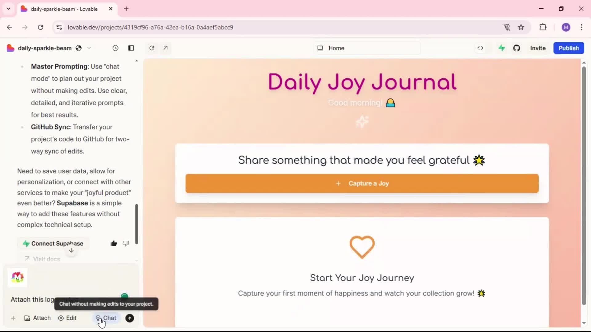 General browsing screenshot