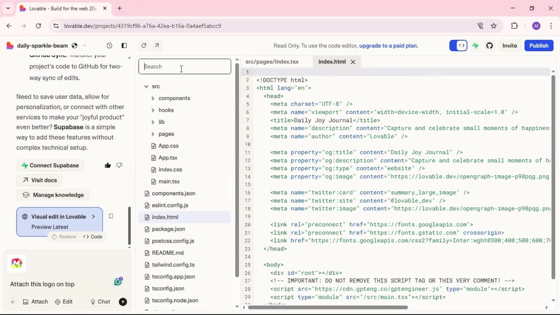 General browsing screenshot