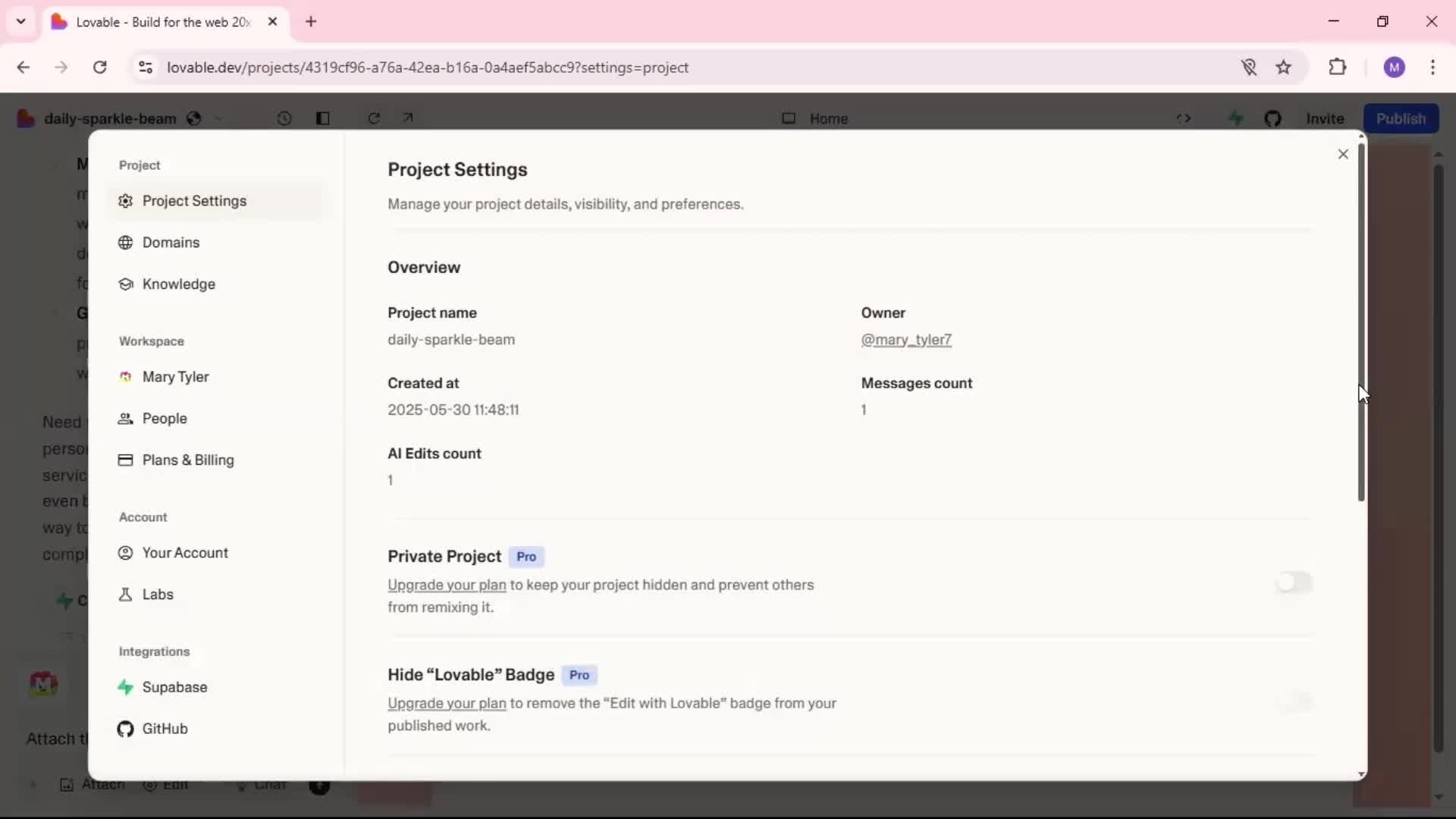 General browsing screenshot