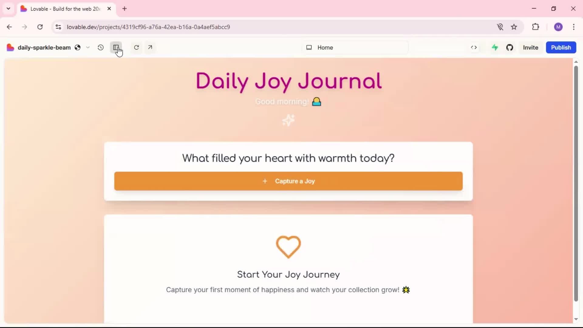 General browsing screenshot