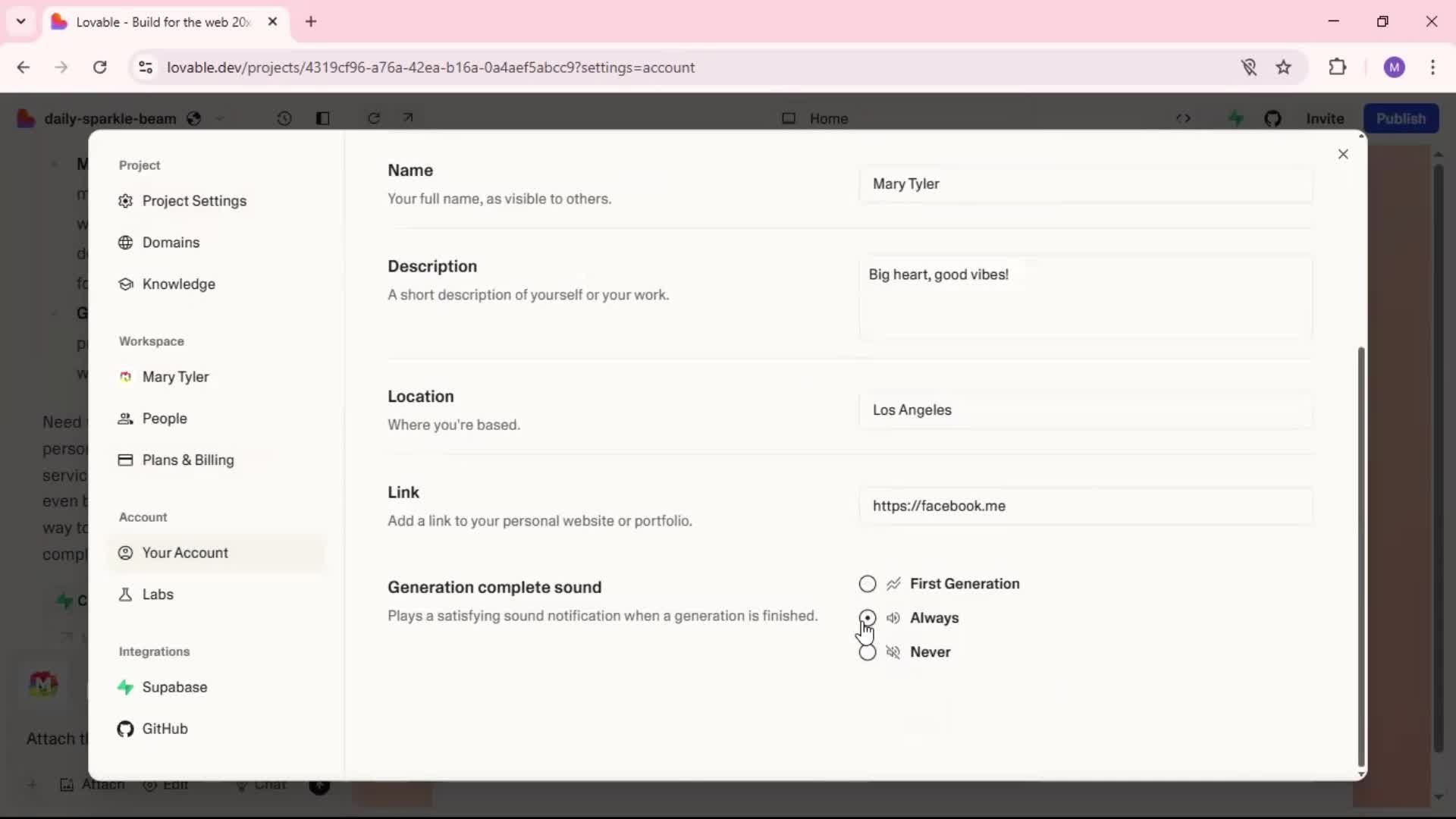 General browsing screenshot