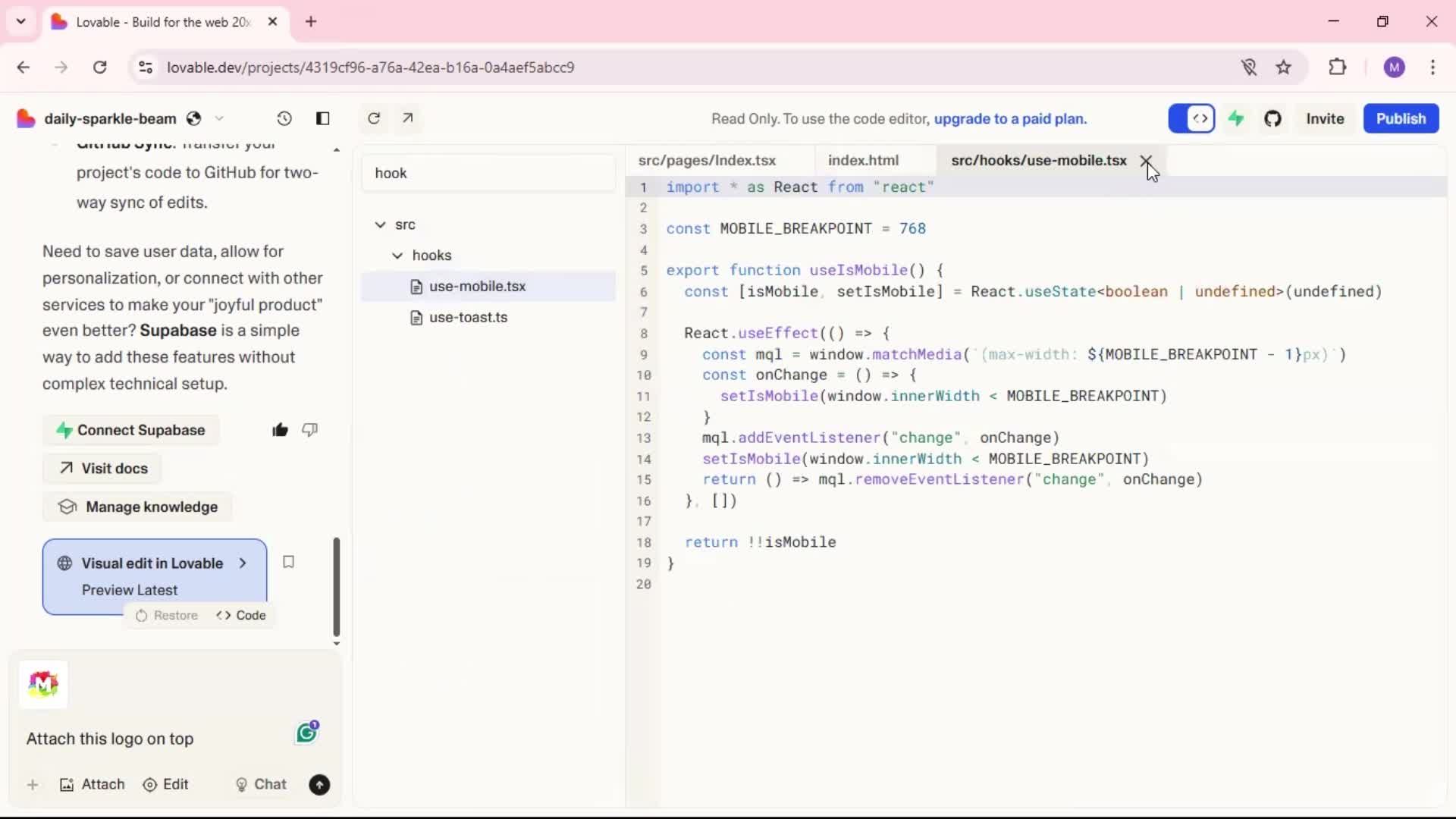General browsing screenshot