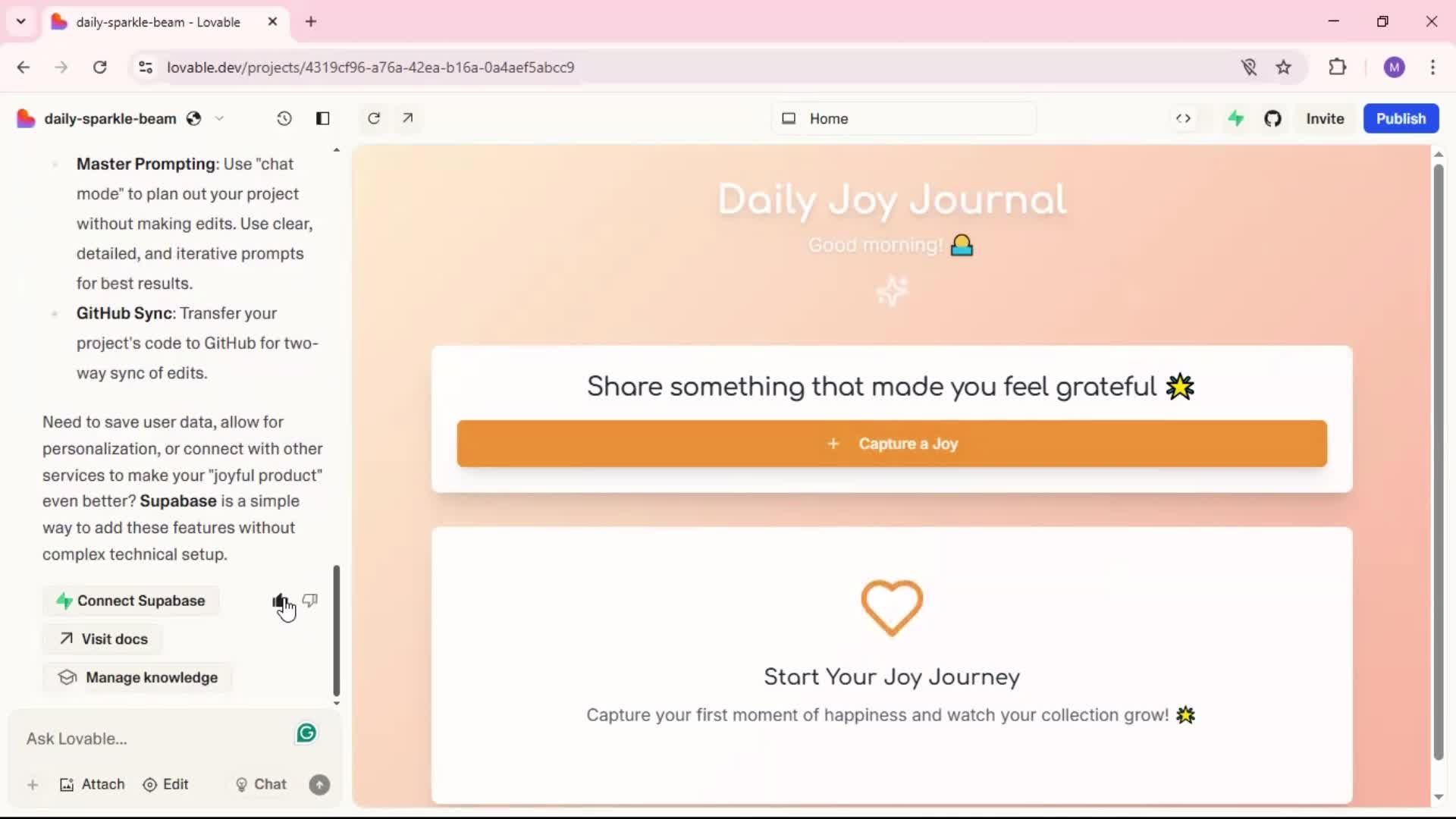 General browsing screenshot