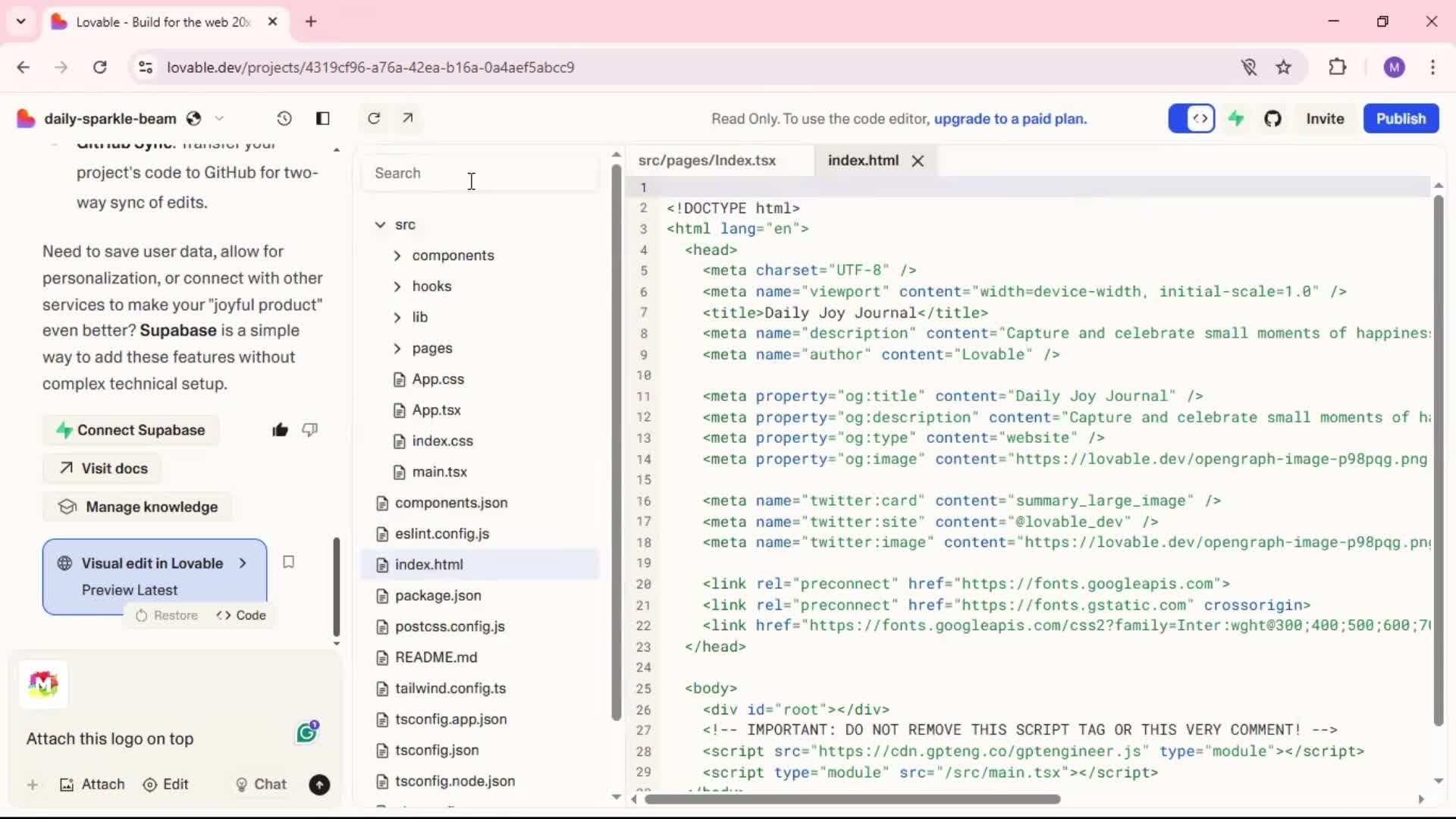 General browsing screenshot