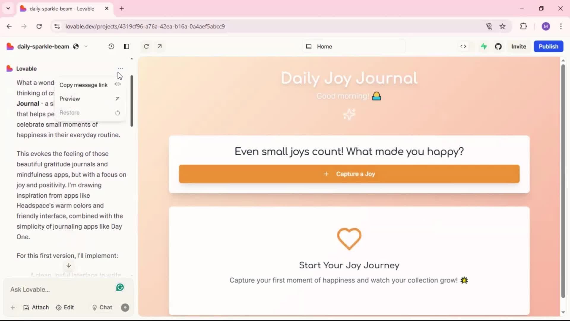 General browsing screenshot
