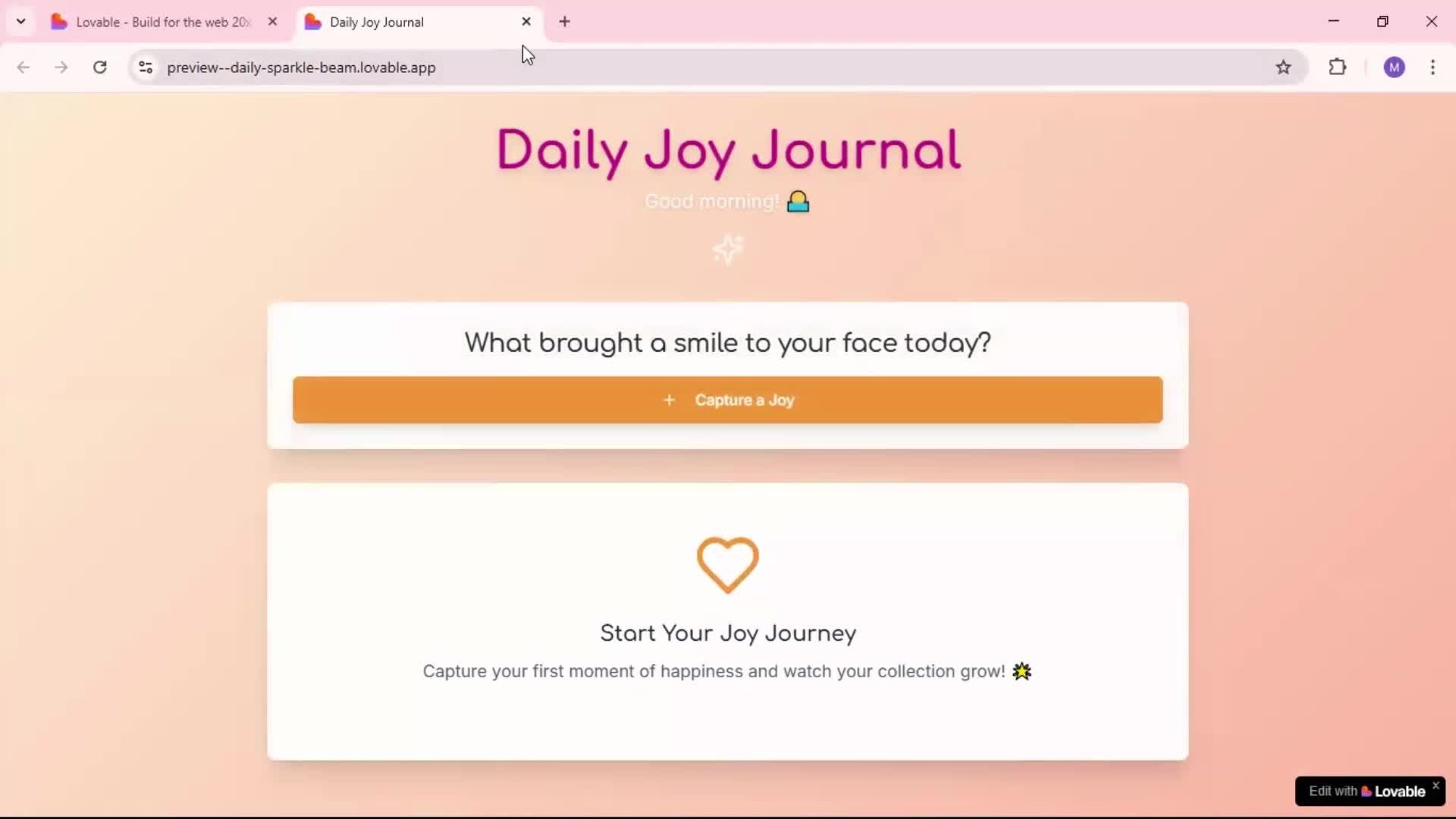 General browsing screenshot