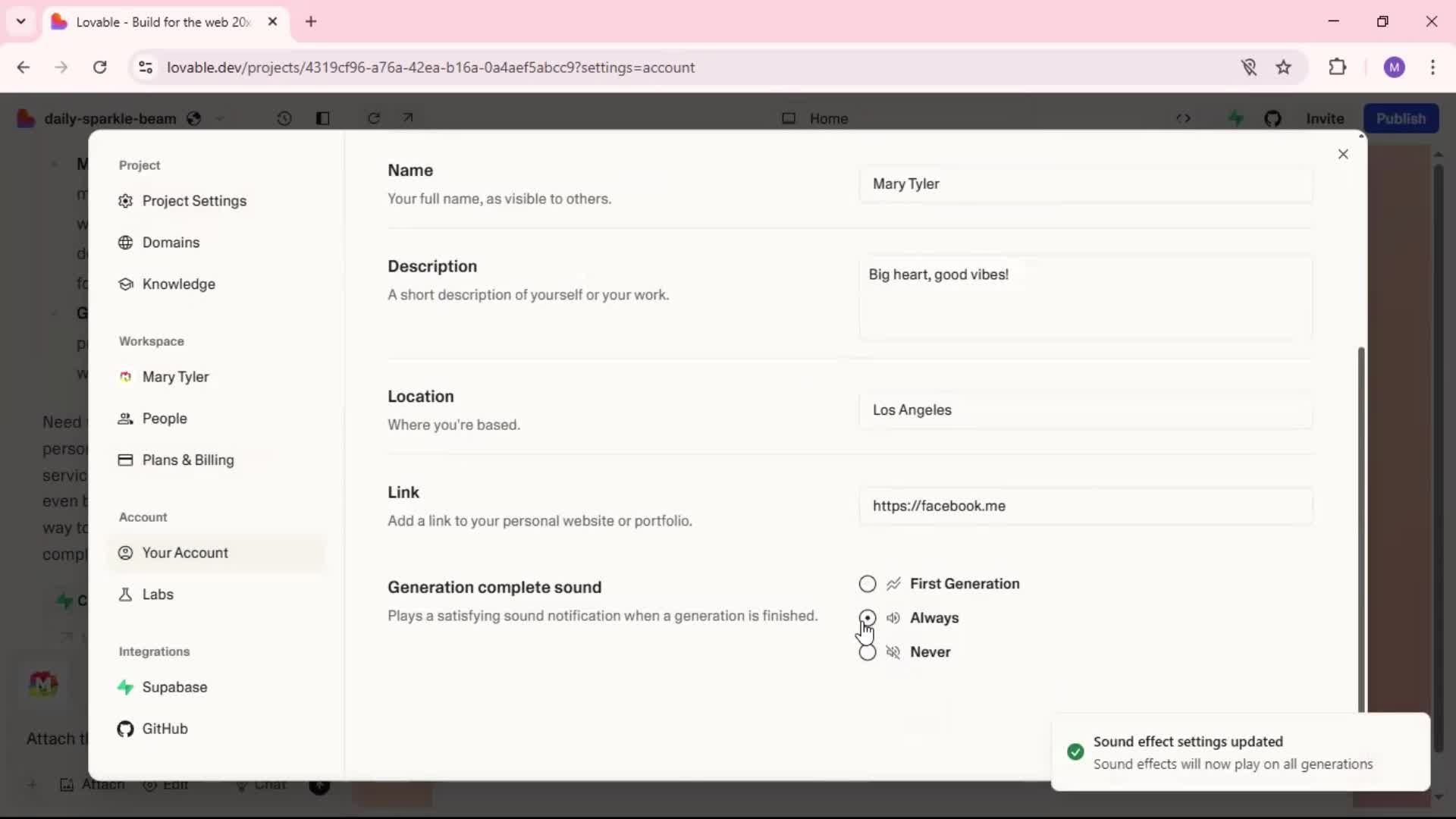 General browsing screenshot