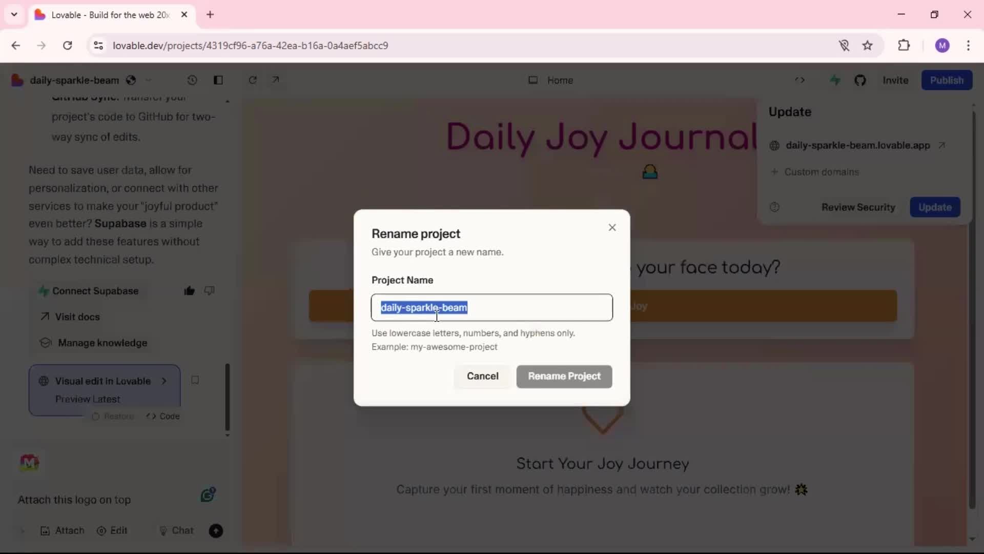 General browsing screenshot