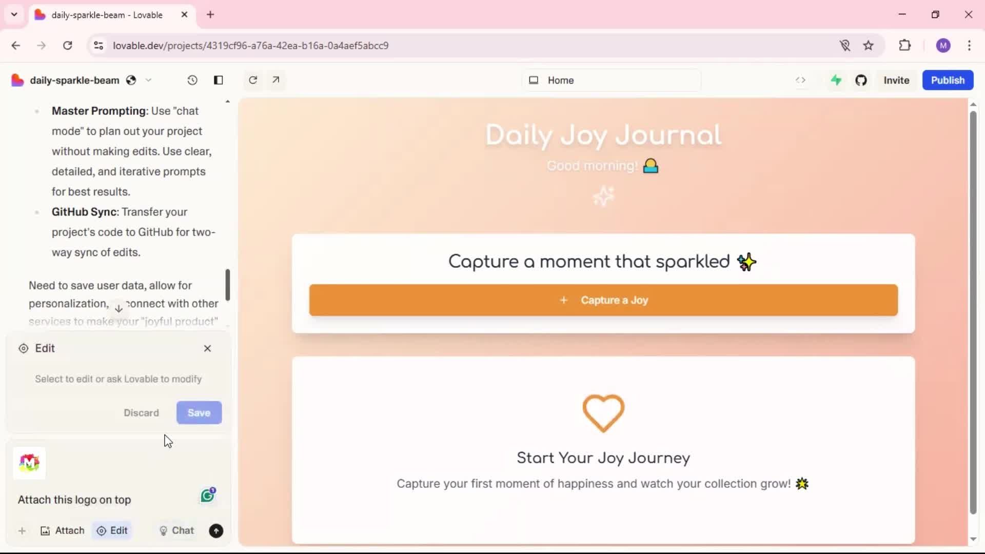 General browsing screenshot