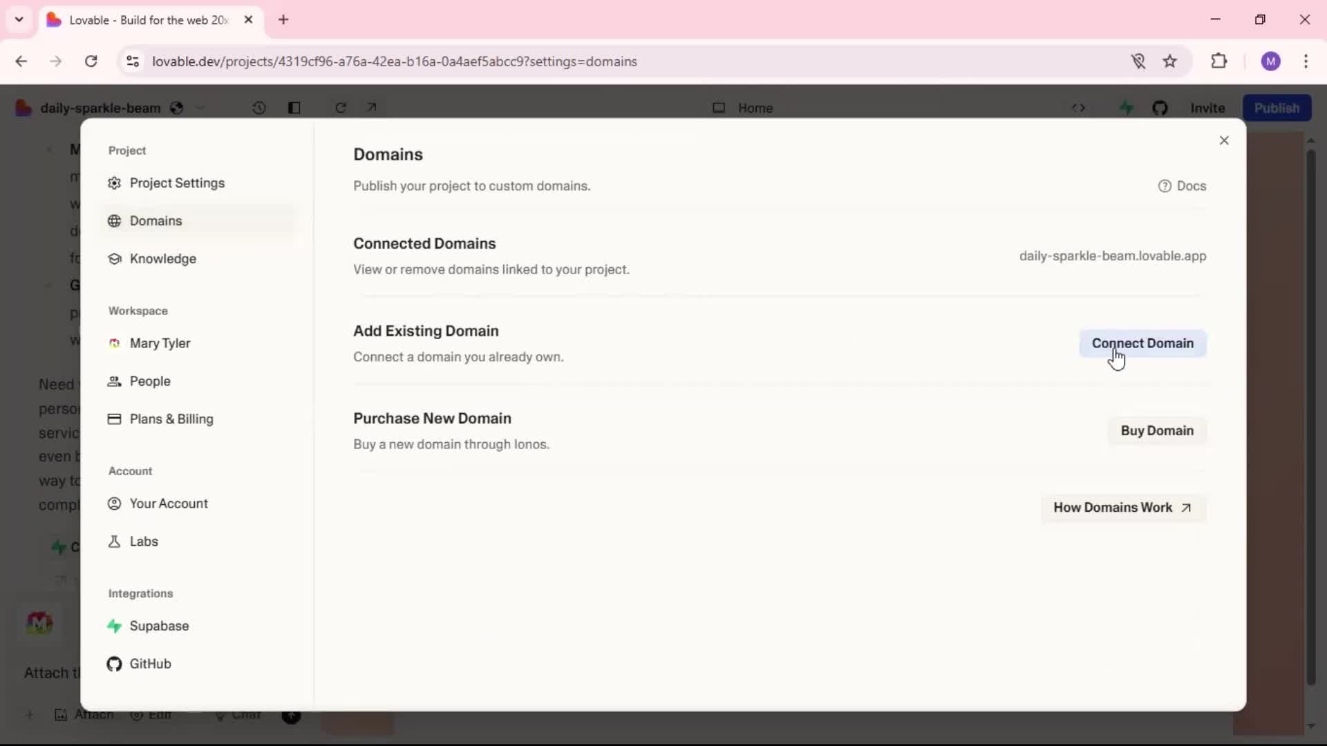 General browsing screenshot