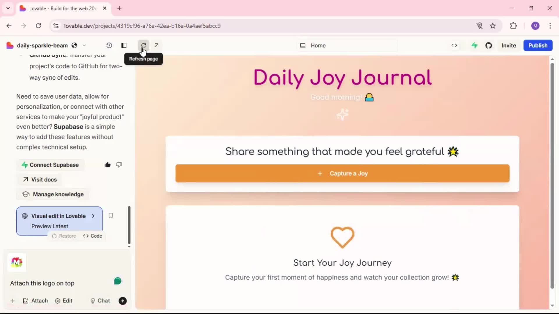 General browsing screenshot