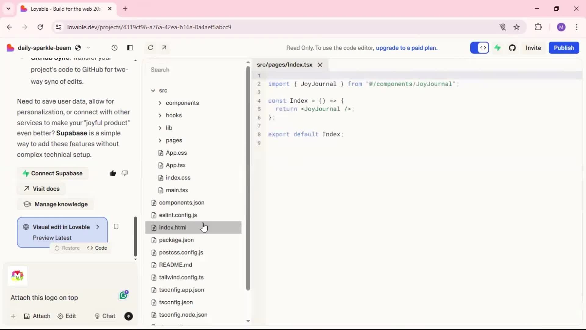 General browsing screenshot
