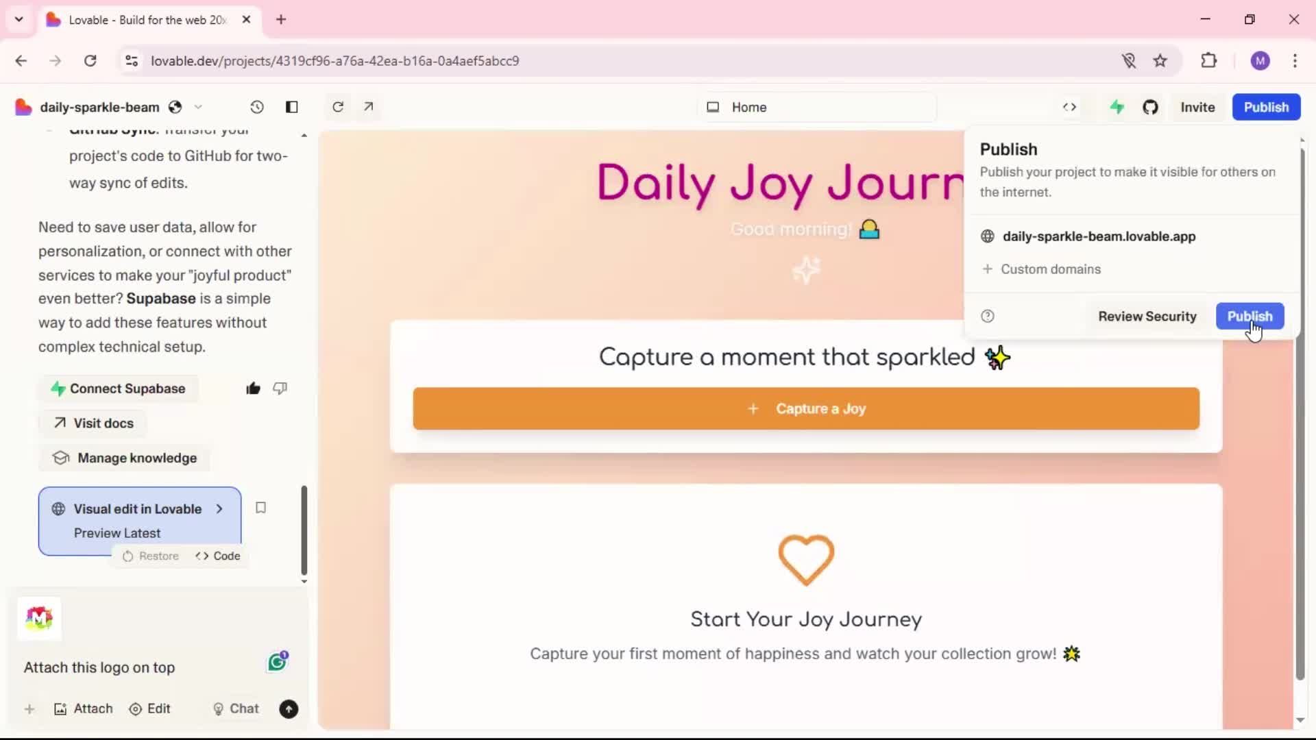 General browsing screenshot