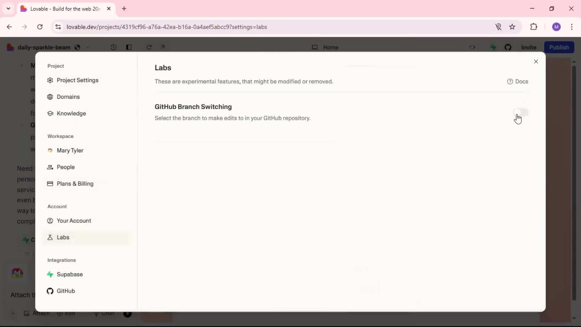 General browsing screenshot