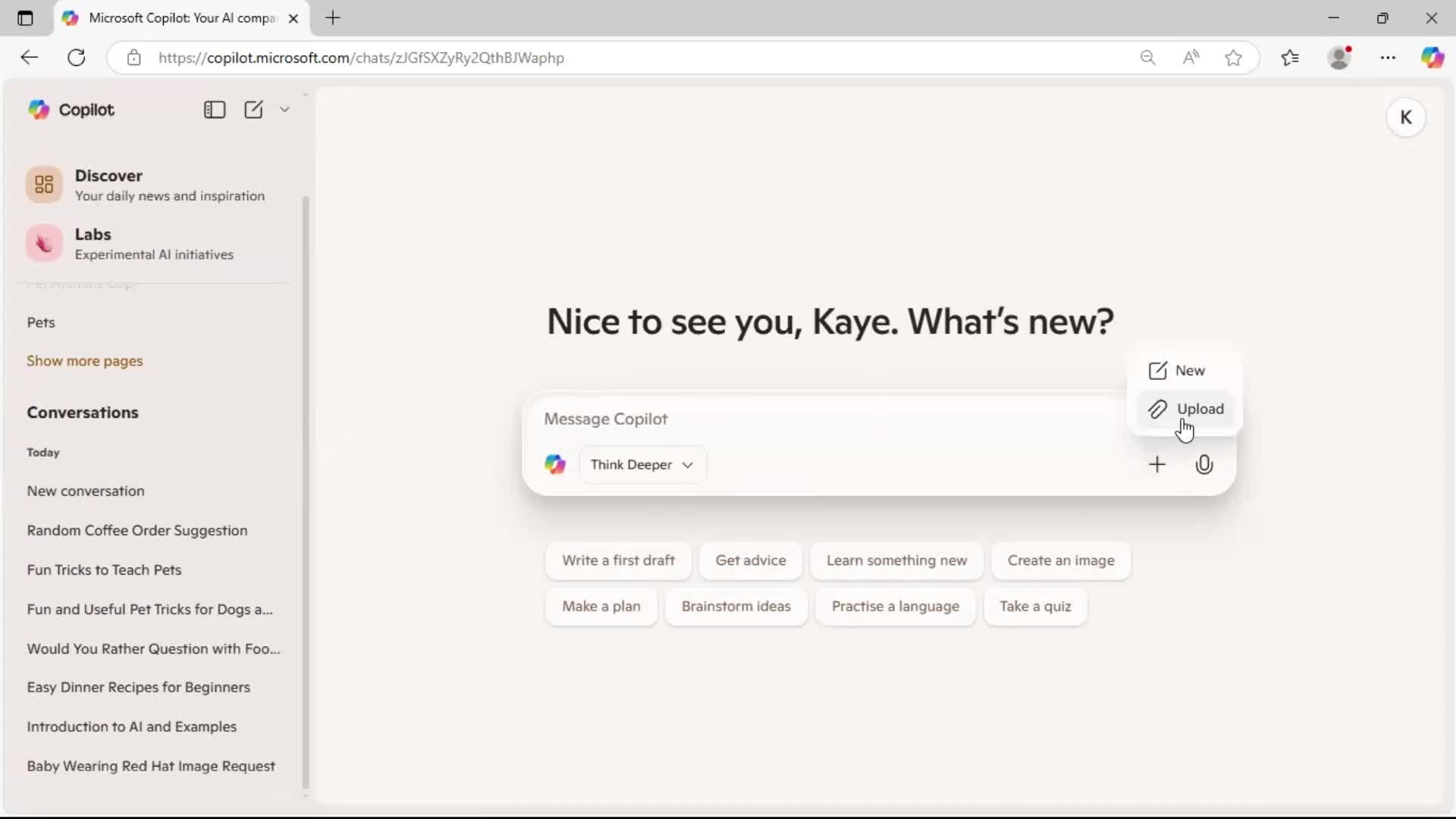 General browsing screenshot