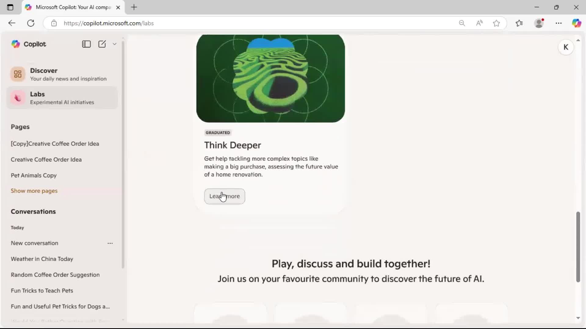 General browsing screenshot