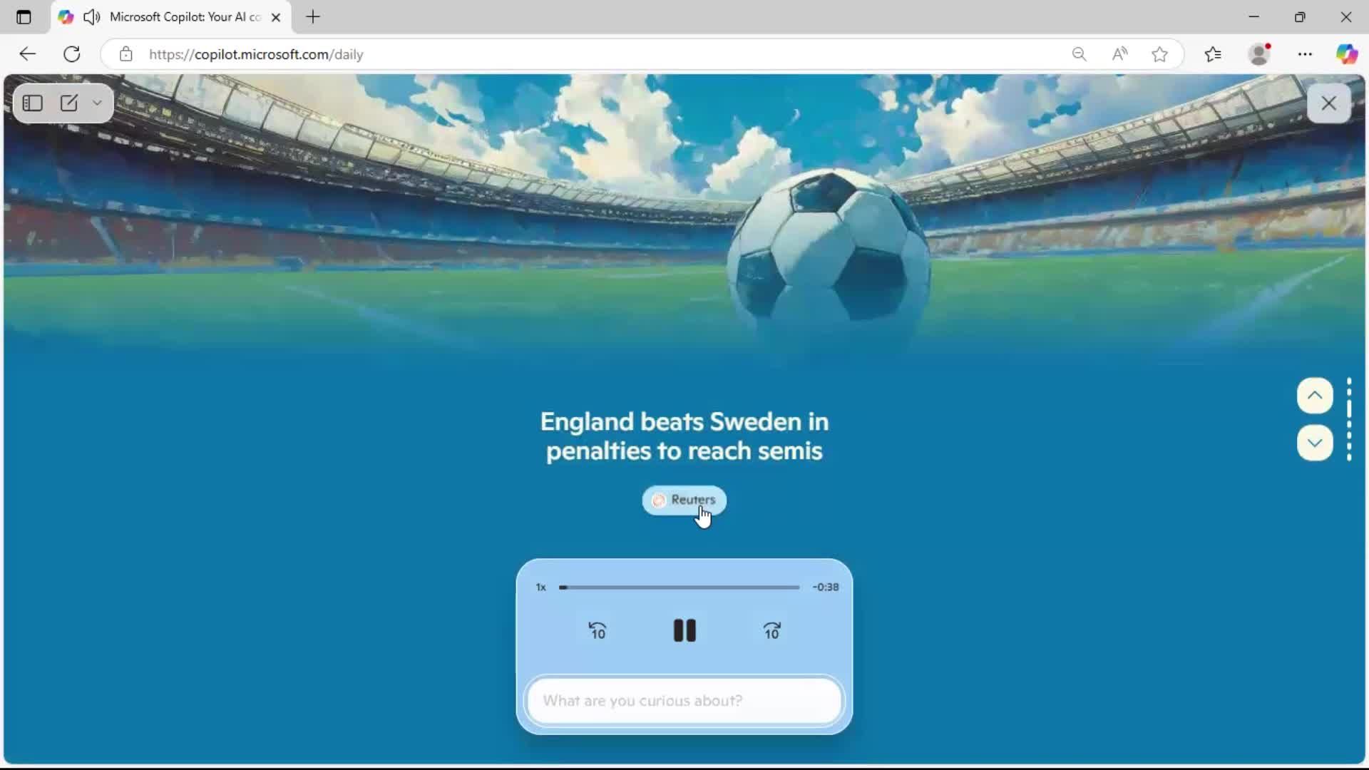 General browsing screenshot