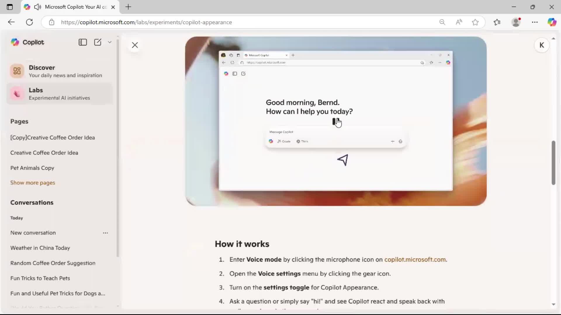 General browsing screenshot