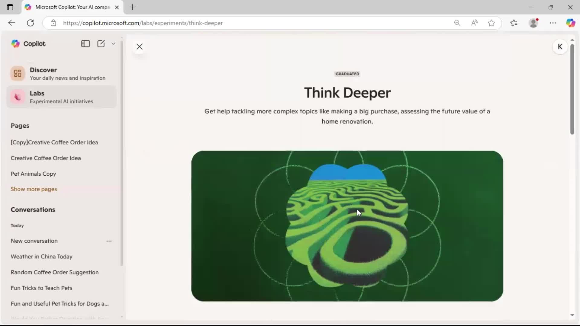 General browsing screenshot