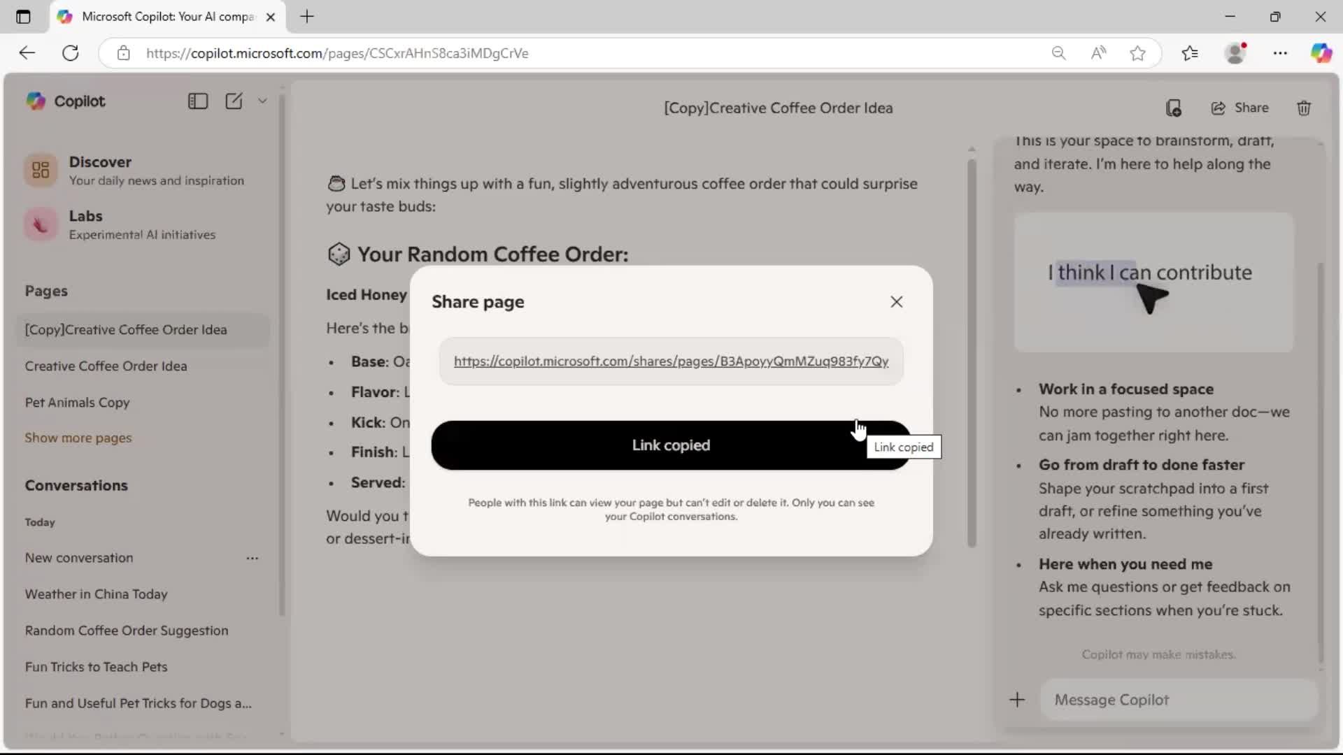 General browsing screenshot