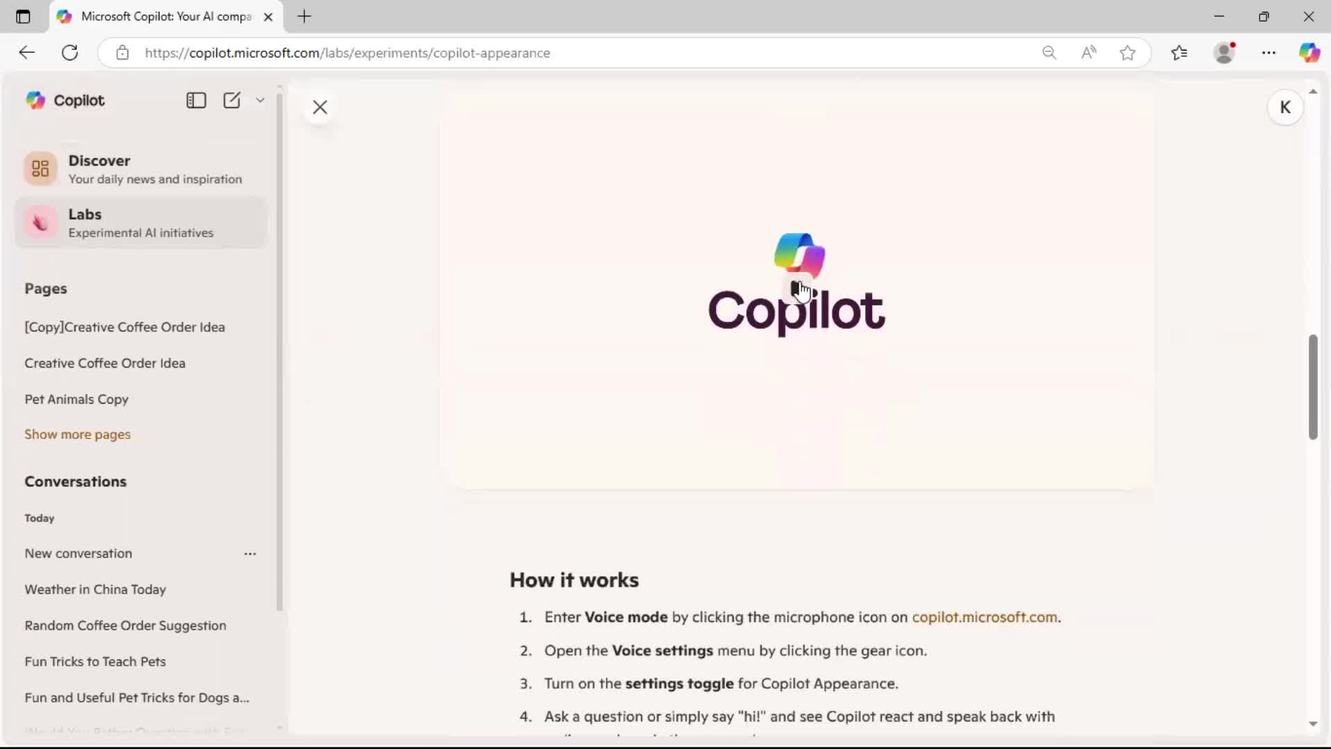 General browsing screenshot