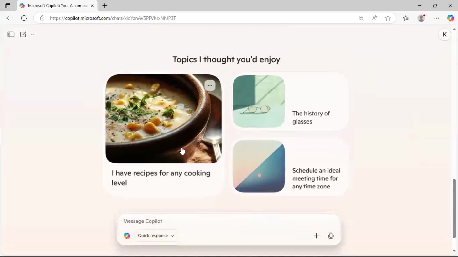 General browsing screenshot