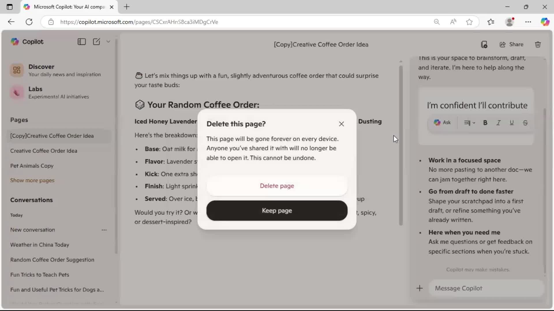 General browsing screenshot