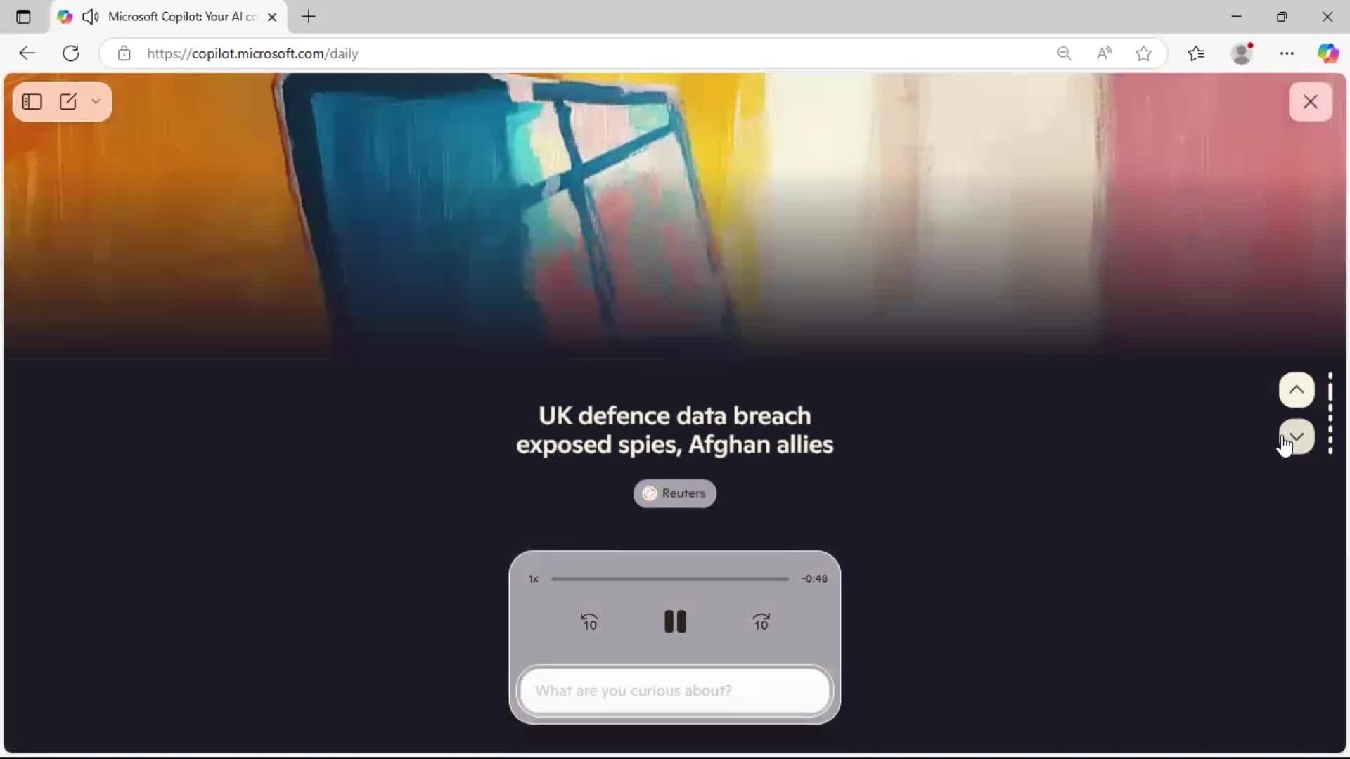 General browsing screenshot