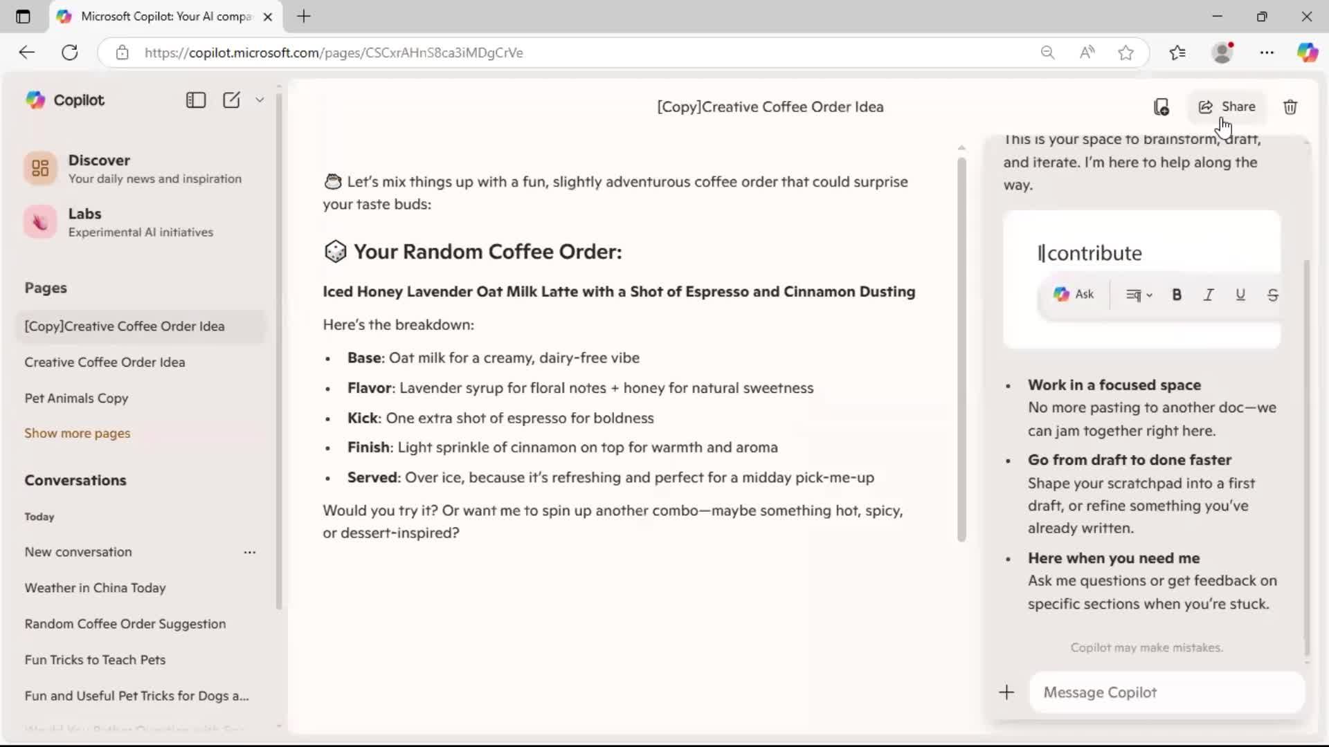 General browsing screenshot